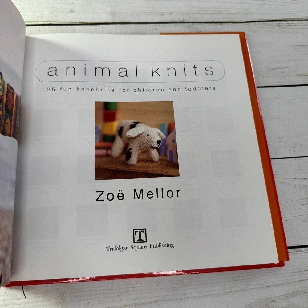 Animal Knits Zoë Mellor 2001 Children Toddler Handknit Patterns